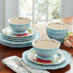 The Pioneer Woman Sweet Rose 12-Piece Dinnerware Set