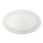 The Pioneer Woman Vintage Lace 20-inch Stoneware Oval Serving Tray Platter, White