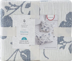 Cottage Bloom Agatha Floral Gauze Pillow Sham, Standard, Blue Dust, 2 Pack