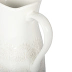 The Pioneer Woman Vintage Lace Linen 9-inch Ceramic Pitcher