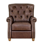 Pioneer Woman Harper Leather Recliner with Whiskey Upholstery