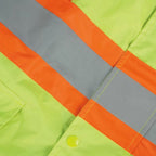 Pioneer V1080160U-XL Lightweight Hi-Vis Safety Rain Suit, Yellow/Green, Size XL, 2-Piece Jacket & Bib Pant