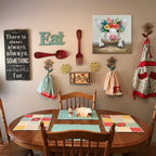 CDDposter Pig Canvas Picture Wall Art: Rustic Pig Floral Crown Wall Decor Farm Animal Wall Art Pioneer Woman Kitchen Farmhouse Home Decorations
